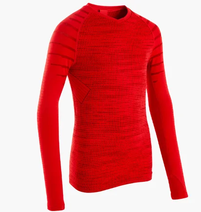 Лонгслів дитячий Kipsta Keepdry Red 8641694