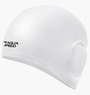 Шапочка для плавания Aqua Speed Ear Cap Volume White 284-05