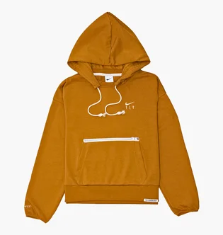 Худи женское Nike Dri-Fit Swoosh Fly Standard Issue Womens Brown DA6483-712