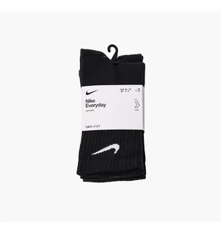 Носки унисекс Nike U EVERYDAY LTWT CREW (3 пары, неутепленные) Black SX7676-010