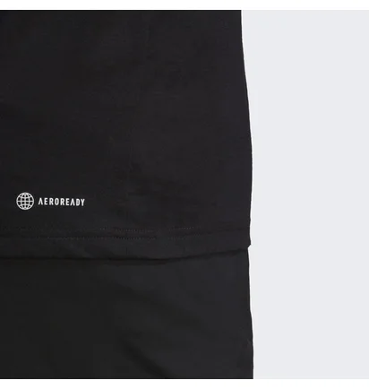 Футболка чоловіча Adidas Train Essentials Feelready Logo Training Tee Black Ib8273