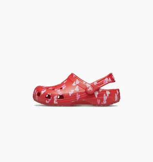Тапочки дитячі CROCS Classic ValentineS Day Clog Red 209754-6ZR