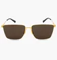 Сонцезахисні окуляри BOTTEGA VENETA Brown/Gold BV1267S-002-58