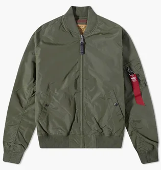 Куртка чоловіча Alpha Industries Ma-1 Tt Jacket Green 191103-01