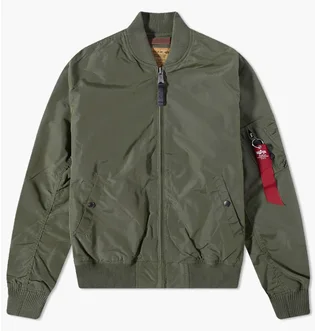 Куртка чоловіча Alpha Industries Ma-1 Tt Jacket Green 191103-01