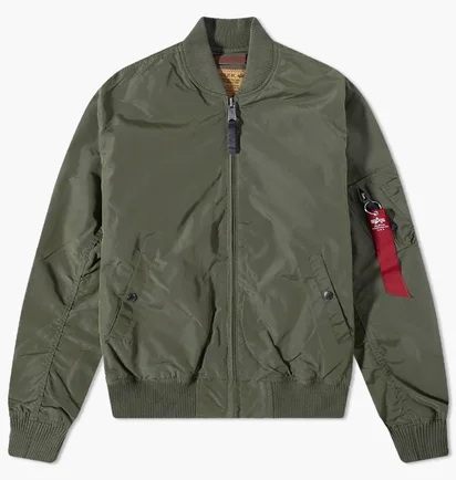 Куртка чоловіча Alpha Industries Ma-1 Tt Jacket Green 191103-01