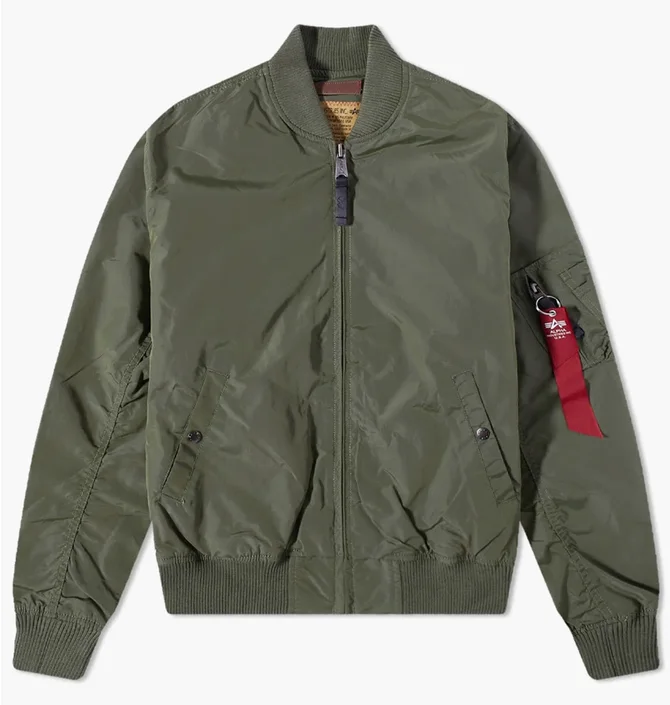 Куртка чоловіча Alpha Industries Ma-1 Tt Jacket Green 191103-01