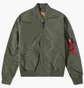 Куртка чоловіча Alpha Industries Ma-1 Tt Jacket Green 191103-01