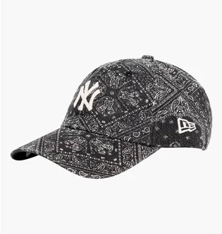 Кепка унисекс NEW ERA New York Yankees Washed Paisley 9Twenty Black/White 60771827