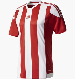 Футболка мужская Adidas Jersey Striped 15 Jsy White/Red S16137