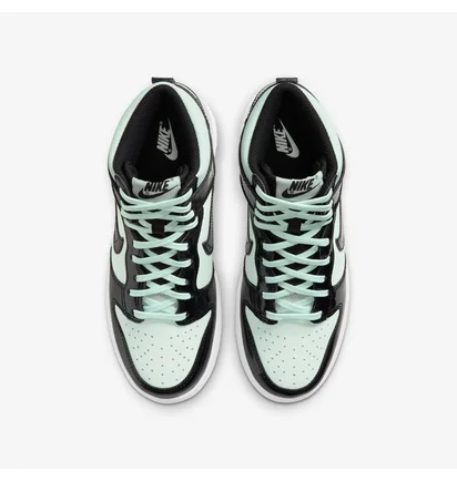 Кроссовки детские Nike Dunk High Se Gs Black/Green Dd1846-300