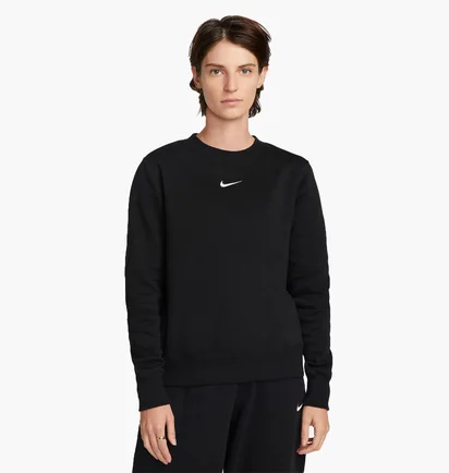 Світшот жіночий Nike Sportswear Phoenix Fleece Crewneck Sweatshirt Black Dq5751-010
