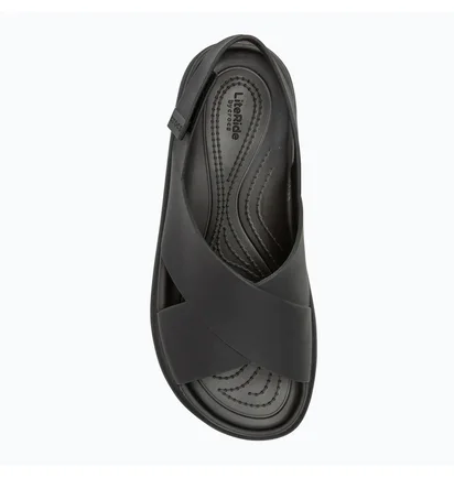 Сандали женские Crocs Brooklyn Luxe Cross Strap Black 209407-060