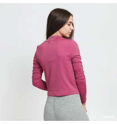 Футболка жіноча Nike W Nsw Air Mock Ls Rib Pink CZ8634-531