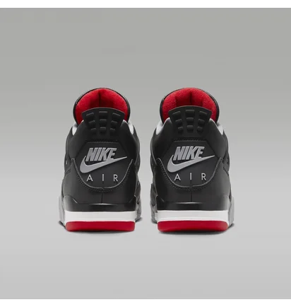 Кросівки чоловічі Air Jordan 4 Retro Bred Reimagined Black FV5029-006