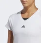 Футболка жіноча Adidas Aeroready Train Essentials Minimal Branding V-Neck Tee White Hr7878