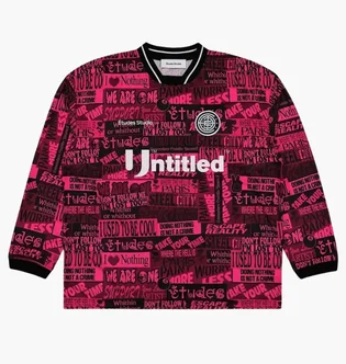 Лонгслив унисекс Etudes Soccer Pink H24MMTSH189-51