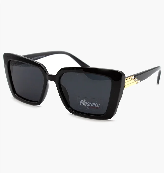 Солнцезащитные очки женские Elegance Black/Grey P21542-C1