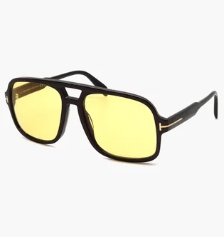 Солнцезащитные очки TOM FORD Falconer Black/Yellow FT0884-01E-60