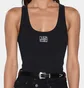 Майка жіноча Ksubi Stacked Origin Tank Black WPS24TA006