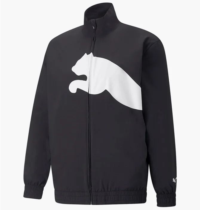 Куртка чоловіча Puma Train Big Cat Lined Woven Fz Jacket Black 52242401