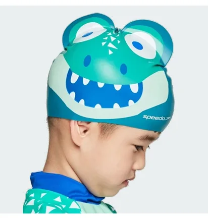 Шапочка для плавання дитяча Speedo Croc Prt Character Green 8-12240D680