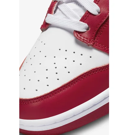 Кроссовки мужские Nike Dunk Low Retro Red/White Dd1391-602
