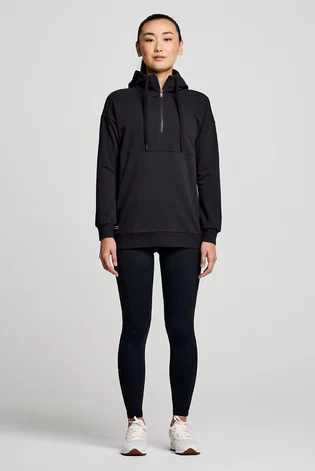 Худі жіноче Saucony Recovery Zip Tunic Black 800469-BKA3