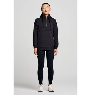 Худі жіноче Saucony Recovery Zip Tunic Black 800469-BKA3