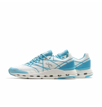 Кросівки чоловічі On Cloudnova Z5 White/Light Blue 26.98382