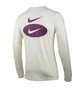 Свитшот мужской Nike M Nsw Ess+ Core 3 Ls Tee White Dm6365-113