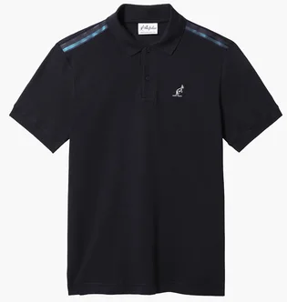 Поло чоловіче AUSTRALIAN Tape Stripe Polo Club Pique Black LSUPO0060-200