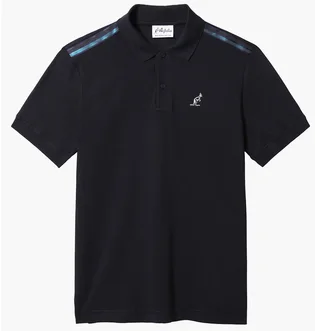 Поло мужское AUSTRALIAN Tape Stripe Polo Club Pique Black LSUPO0060-200
