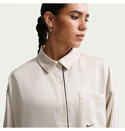Рубашка женская Nike Sportswear Oversized Beige IM0575-072