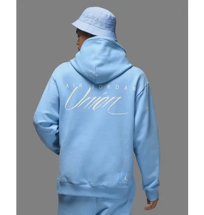 Худи мужское Air Jordan Fleece Hoodie X Union La Light Blue DV7334-496