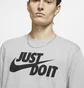 Футболка чоловіча Nike M Nsw Tee Just Do It Swoosh Grey AR5006-063
