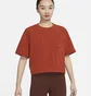 Футболка женская Nike Sportswear Everyday Modern WomenS Woven Boxy Top Orange DQ6182-623