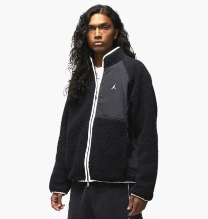 Толстовка чоловіча Air Jordan Essentials Full-Zip Winter Black Dv1583-010