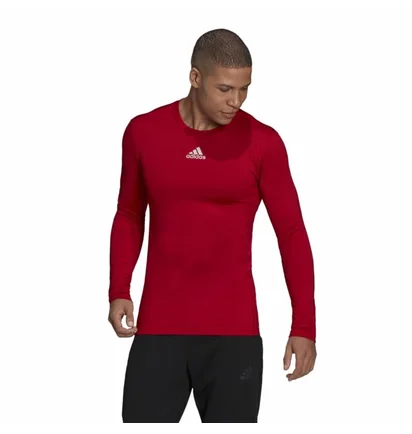 Лонгслив мужской Adidas Techfit Climawarm Red H23126