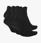 Носки унисекс Nike U Everyday Ltwt Ns (6 пар) Black SX7679-010