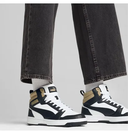 Кроссовки унисекс Puma Rebound Sneakers Black/White 392326-22