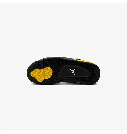 Кроссовки детские Air Jordan 4 Retro Thunder Gs Black 408452-017