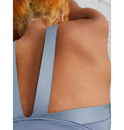 Топ женский Puma Flawless Sculpt Longline Bra Light Blue 52314018