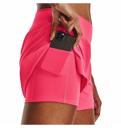 Шорты женские Under Armour Flex Woven 2 In 1 Training Shorts Pink 1376936-683