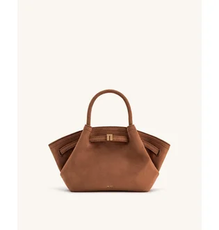 Сумка женская JW PEI Hana Mini Faux Suede Tote Bag Brown BB2024BG83441JWP