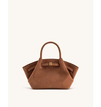 Сумка женская JW PEI Hana Mini Faux Suede Tote Bag Brown BB2024BG83441JWP
