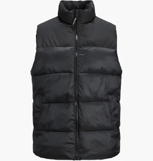Жилетка мужская Jack & Jones Jjetoby Bodywarmer Collar Black 12235861-BLACK