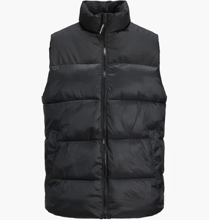 Жилетка мужская Jack & Jones Jjetoby Bodywarmer Collar Black 12235861-BLACK