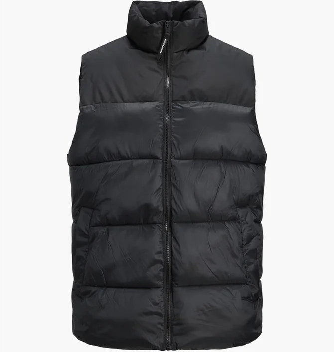 Жилетка мужская Jack & Jones Jjetoby Bodywarmer Collar Black 12235861-BLACK