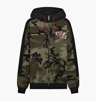 Толстовка мужская Nike Air Jordan Jumpman Classics Camo Full Zip Hoodie Cv6214-222